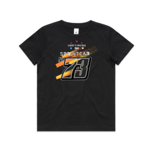 Libby's Racing ~ Gold Flash Staple Tee ~ Kid's