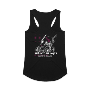 Libby's Racing ~ Speedway Sprint Racerback Singlet ~ Women's