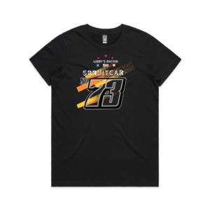 Libby's Racing ~ Gold Flash Maple Tee ~ Women's