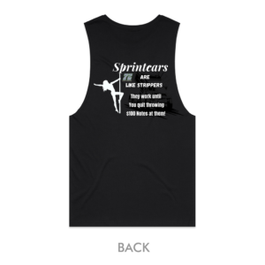 Anthony Q72 ~ Sprintcar Stripper Athletic Singlet - Unisex