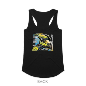 Argles Motorsport ~ Brady Argles Racerback Singlet ~ Ladies