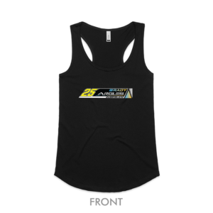 Argles Motorsport ~ Brady Argles Racerback Singlet ~ Ladies