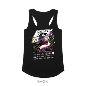 Libby's Racing ~ Stars 2025 Racerback Singlet ~ Ladies